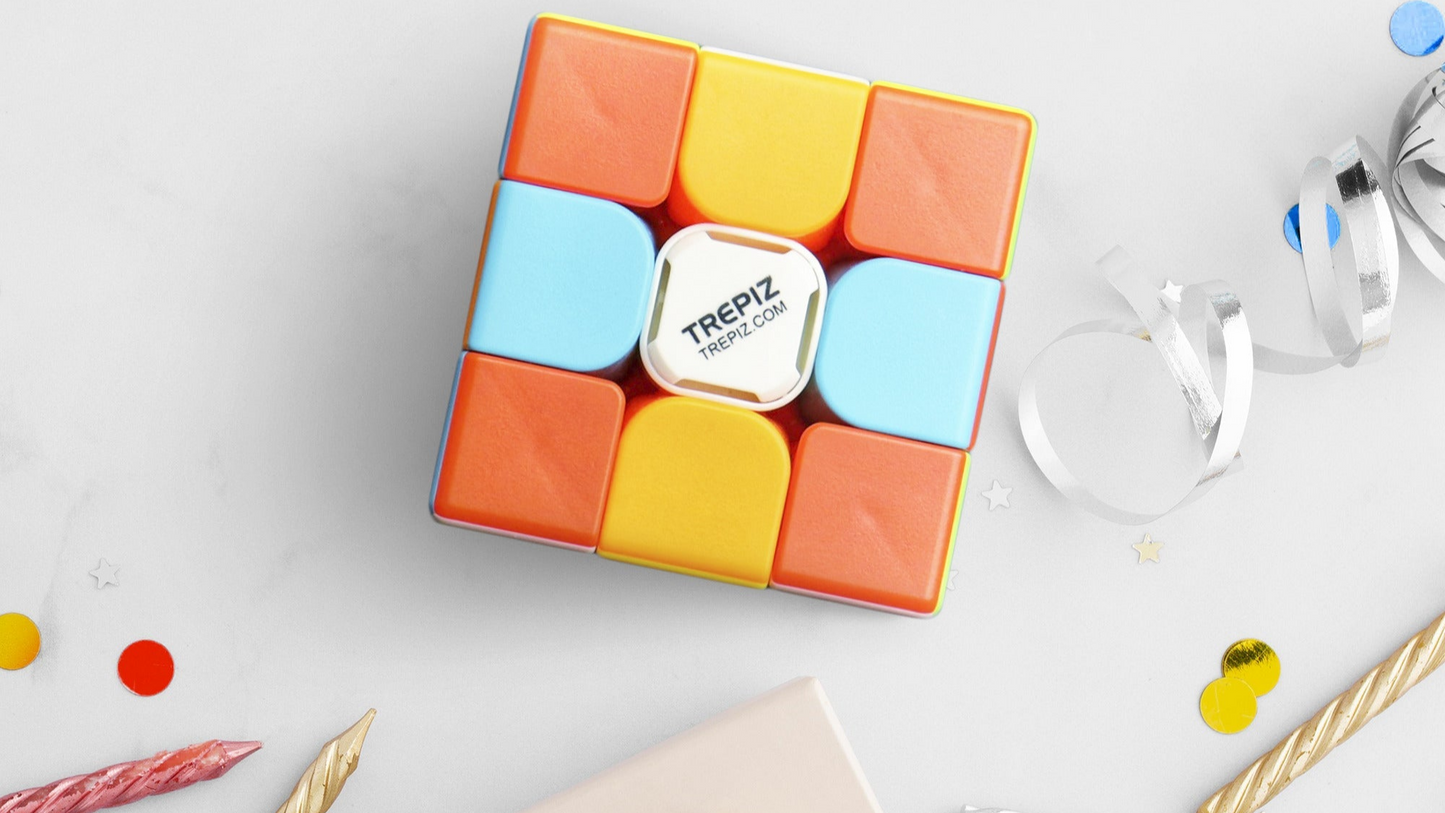 Magnetic Speed Cube 3x3 - Buttery Smooth, Ultra Durable Magic Cube with Bright Colorful Stickerless Tiles