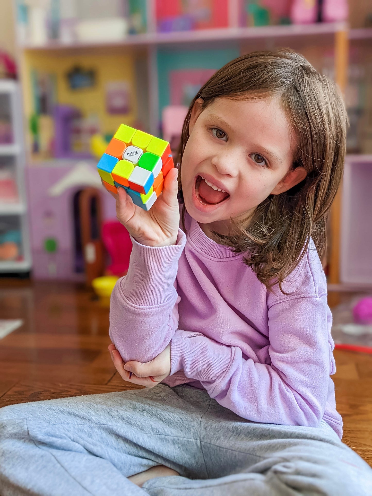 Magnetic Speed Cube 3x3 - Buttery Smooth, Ultra Durable Magic Cube with Bright Colorful Stickerless Tiles