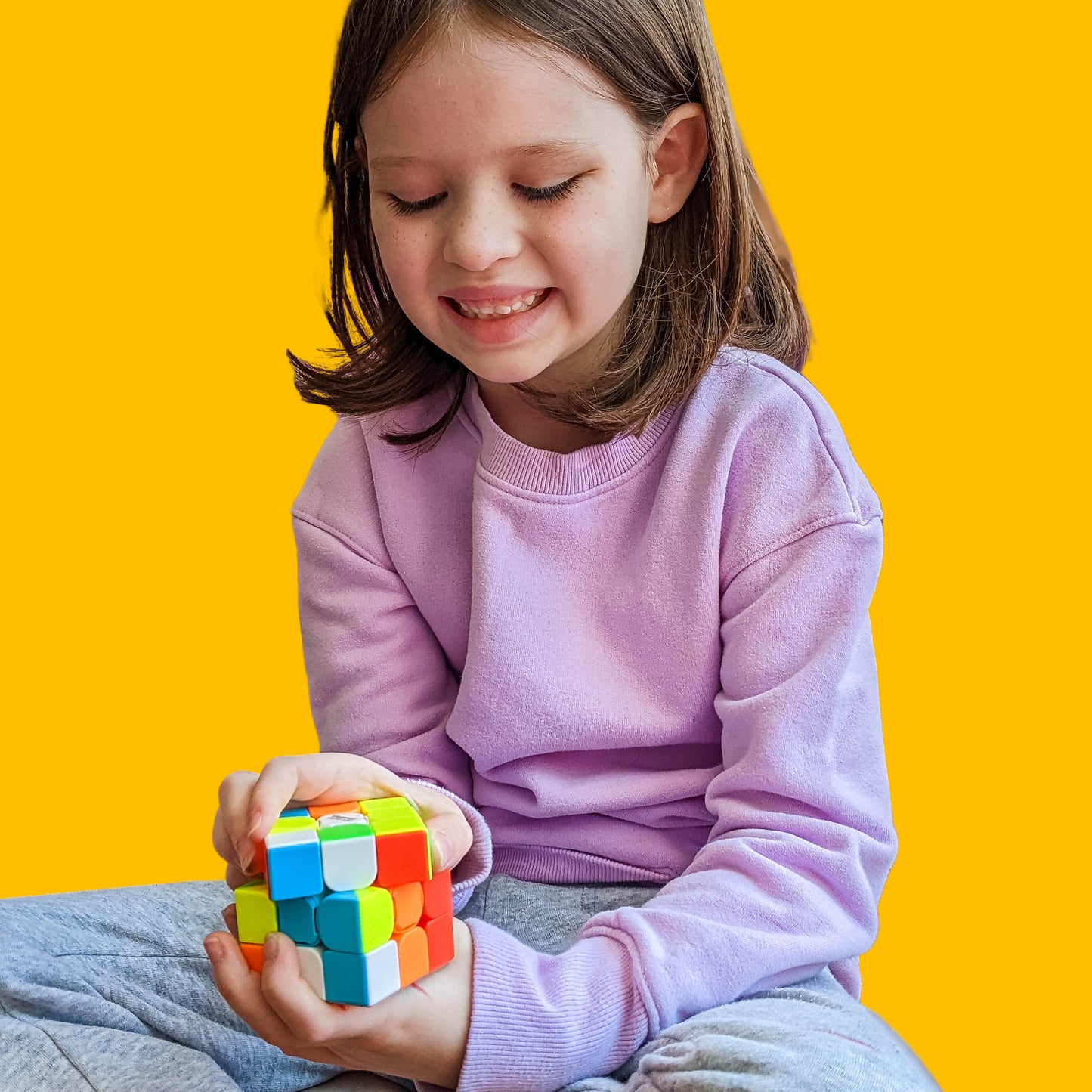 Classic Speed Cube 3x3 - Buttery Smooth, Ultra Durable Magic Cube with Bright Colorful Stickerless Tiles