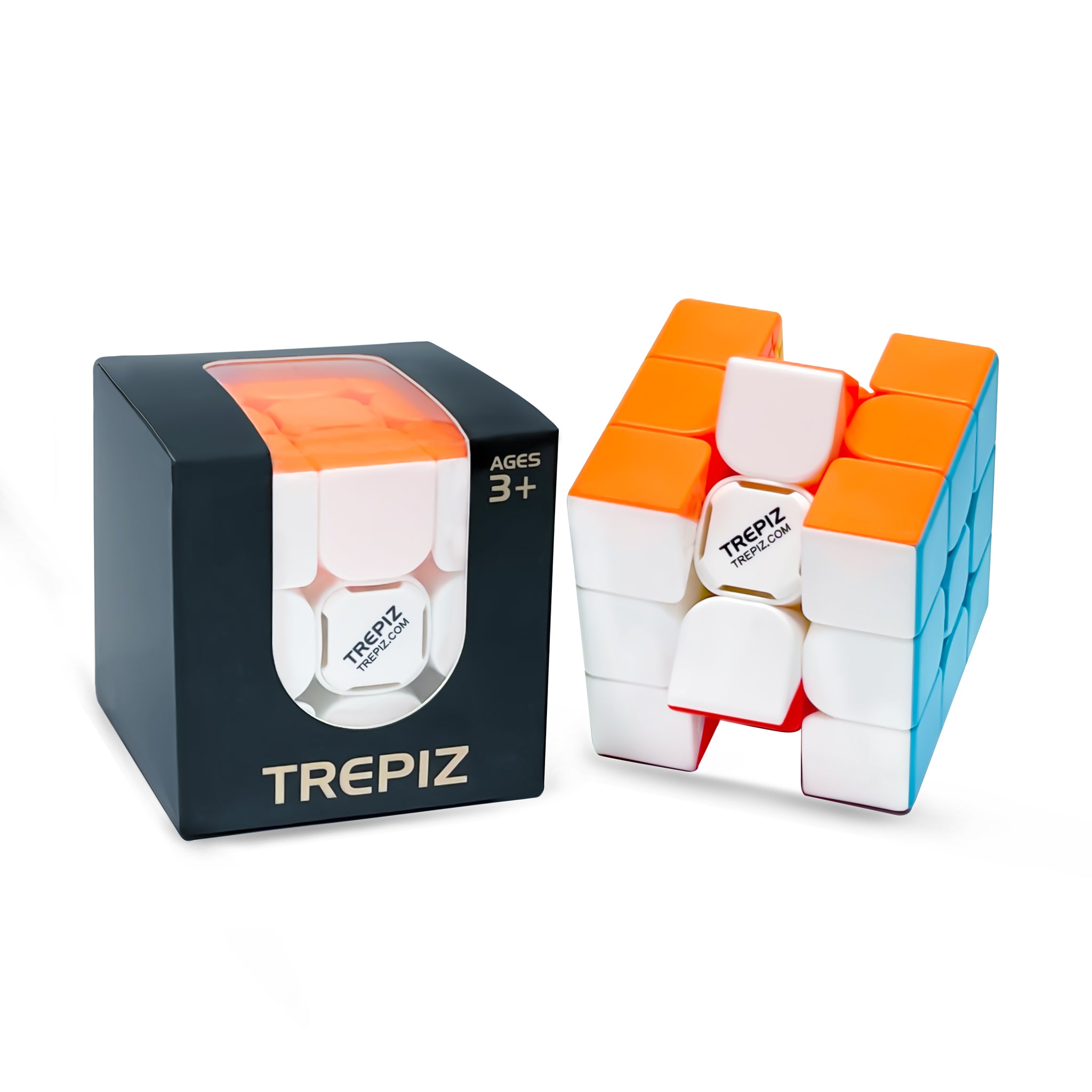 Trepiz Speed Cube 3x3 - Buttery Smooth, Ultra Durable Magic Cube